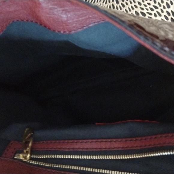 Valentino Garavani Handbag Burgundy patent Leather Braided Handle SOLD SOLD SOLD - Picture 7 of 15